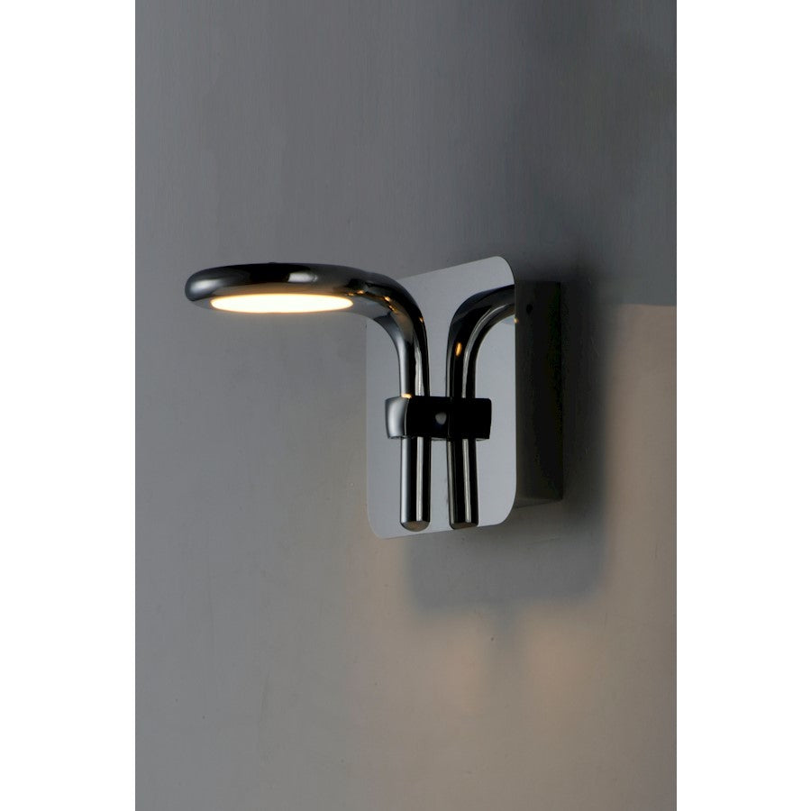 ET2 Lighting Cobra-Wall Sconce, Polished Chrome