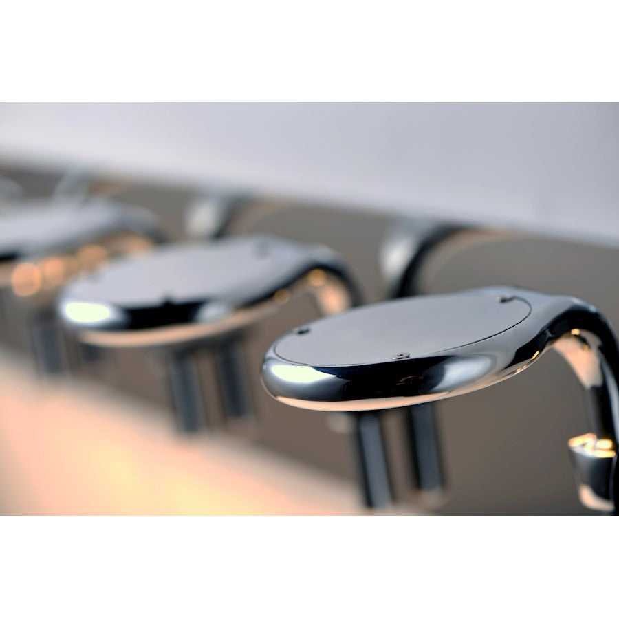 ET2 Lighting Cobra 3 Light Bath Vanity, Polished Chrome