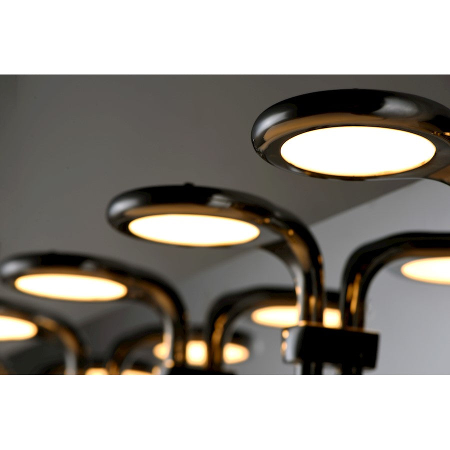 ET2 Lighting Cobra 4 Light Bath Vanity, Polished Chrome
