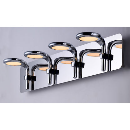 ET2 Lighting Cobra 4 Light Bath Vanity, Polished Chrome