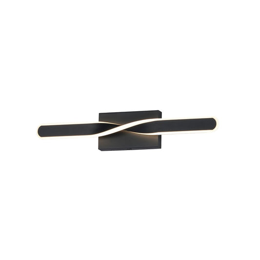 ET2 Lighting Pirouette 1 Light 24" LED Bath Vanity 5CCT, Black