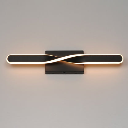 ET2 Lighting Pirouette 1 Light 24" LED Bath Vanity 5CCT, Black
