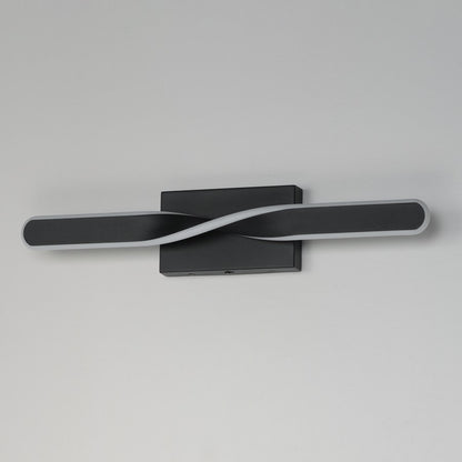 ET2 Lighting Pirouette 1 Light 24" LED Bath Vanity 5CCT, Black