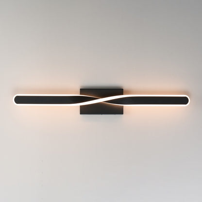 ET2 Lighting Pirouette 1 Light 32" LED Bath Vanity 5CCT, Black