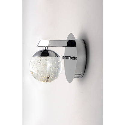 ET2 Lighting Orb II LED Wall Sconce, Polished Chrome