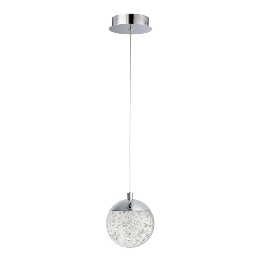 ET2 Lighting Orb II 1-Light Pendant, Polished Chrome