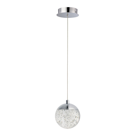 ET2 Lighting Orb II 1-Light Pendant, Polished Chrome