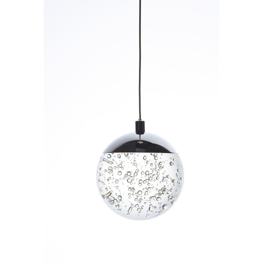 ET2 Lighting Orb II 1-Light Pendant, Polished Chrome
