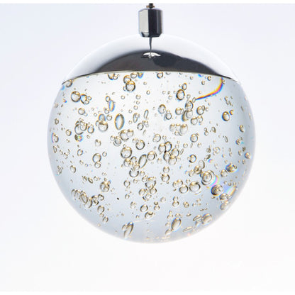 ET2 Lighting Orb II 1-Light Pendant, Polished Chrome