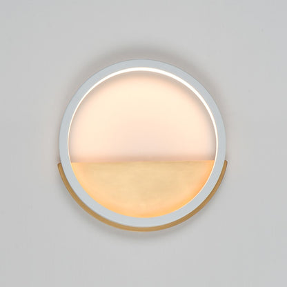 ET2 Lighting Hoopla 12 light LED Wall Sconce, White/Gold
