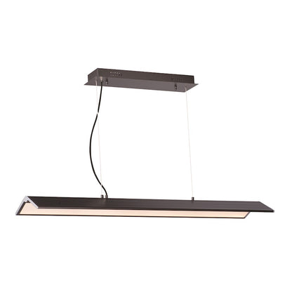 ET2 Lighting Glider Pendant, 48W, Black/Polished Chrome