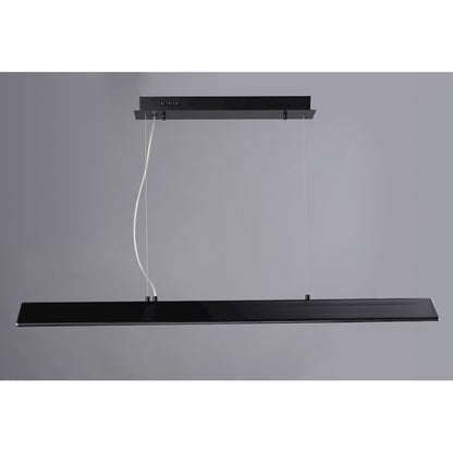 ET2 Lighting Glider Pendant, 48W, Black/Polished Chrome