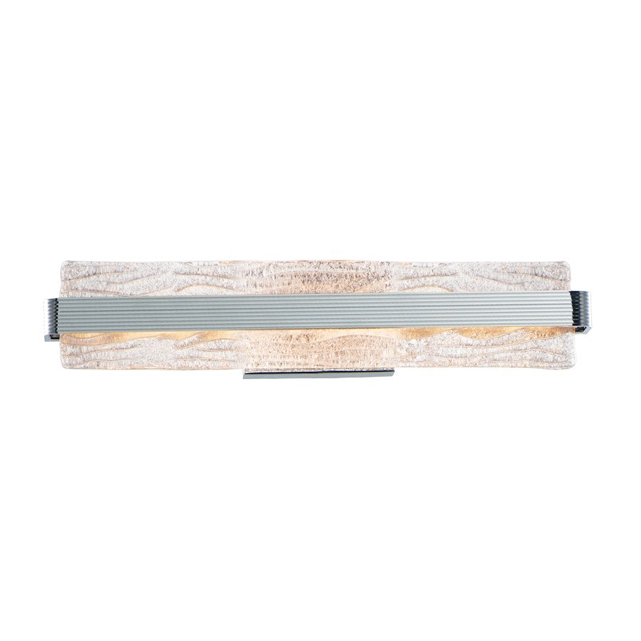 ET2 Lighting Ripple LED 1-Light 24" Bath Vanity in Polished Chrome