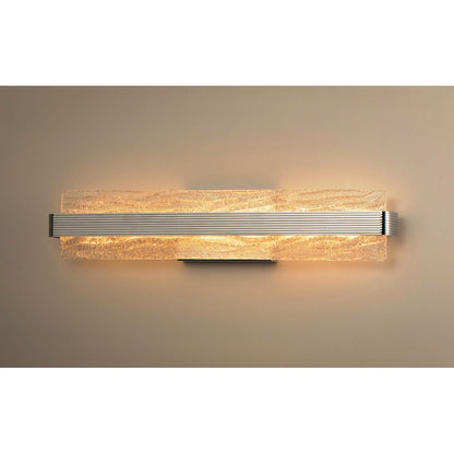 ET2 Lighting Ripple LED 1-Light 24" Bath Vanity in Polished Chrome