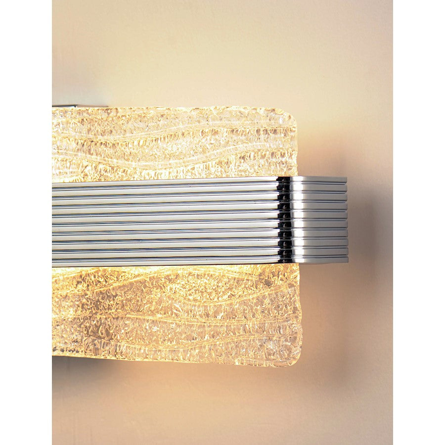 ET2 Lighting Ripple LED 1-Light 24" Bath Vanity in Polished Chrome