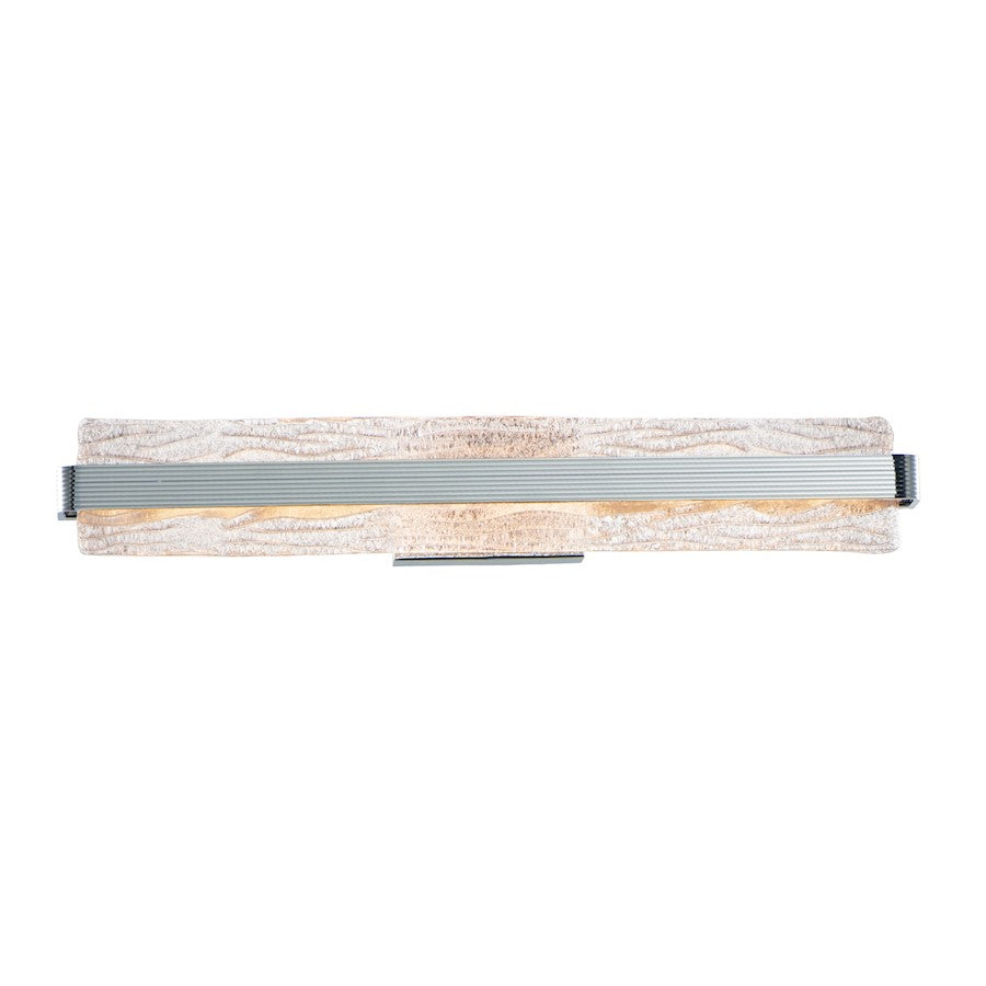 ET2 Lighting Ripple LED 1-Light 30" Bath Vanity in Polished Chrome