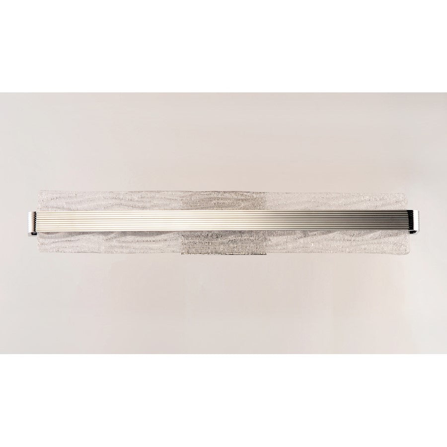 ET2 Lighting Ripple LED 1-Light 30" Bath Vanity in Polished Chrome