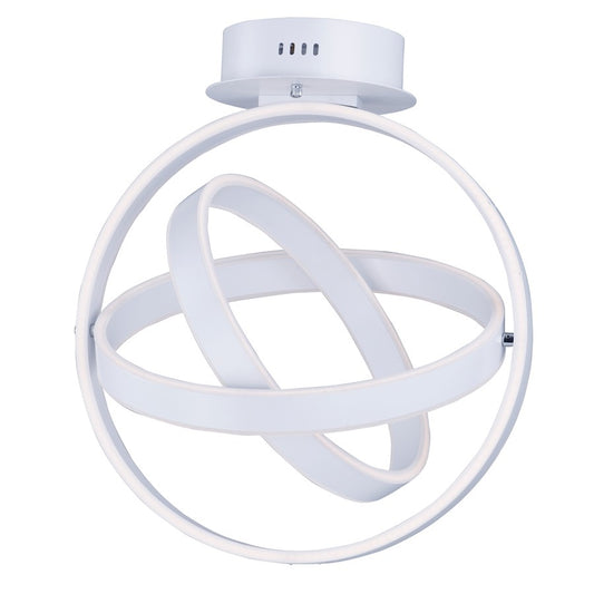 ET2 Lighting Gyro 6 Light LED Pendant, Matte White