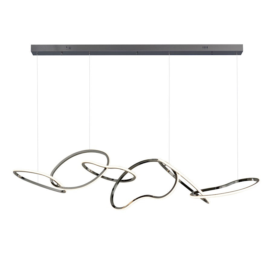 ET2 Lighting Gyro 8 Light 32" LED Pendant, Matte White