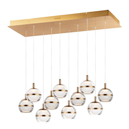 10 Light Pendant