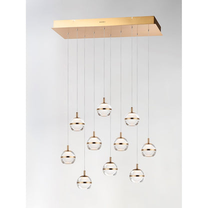 10 Light Pendant