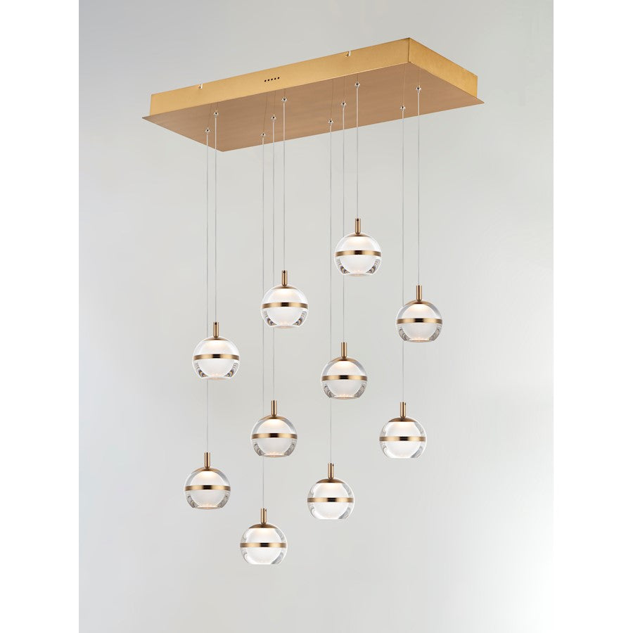10 Light Pendant