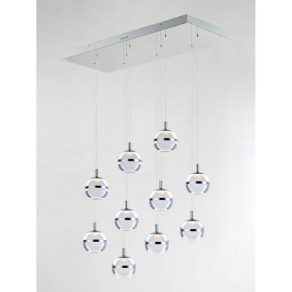 10 Light Pendant