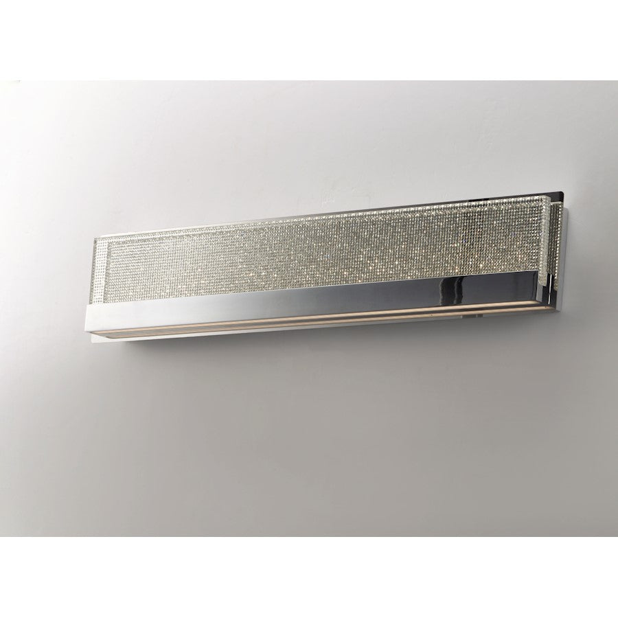 ET2 Lighting Sparkler-Bath Vanity, 25W, Polished Chrome