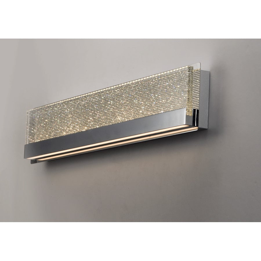 ET2 Lighting Sparkler-Bath Vanity, 25W, Polished Chrome