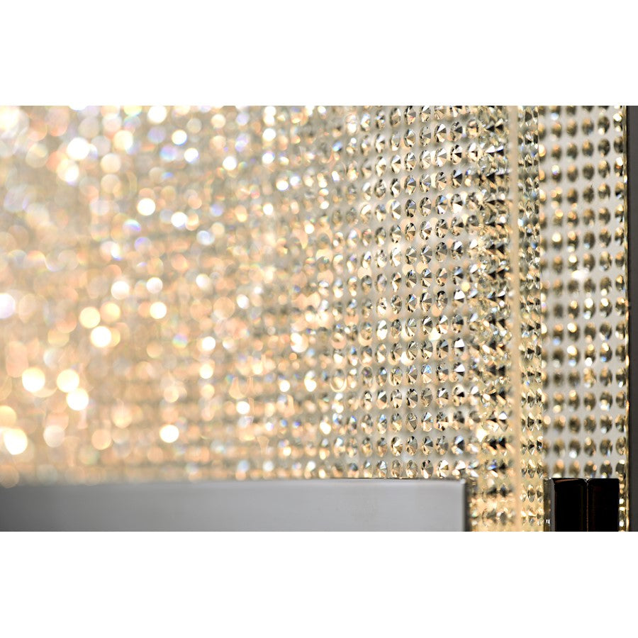ET2 Lighting Sparkler-Bath Vanity, 31W, Polished Chrome
