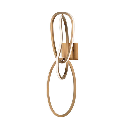 ET2 Lighting Unity 3 Light LED Wall Sconce, Champagne
