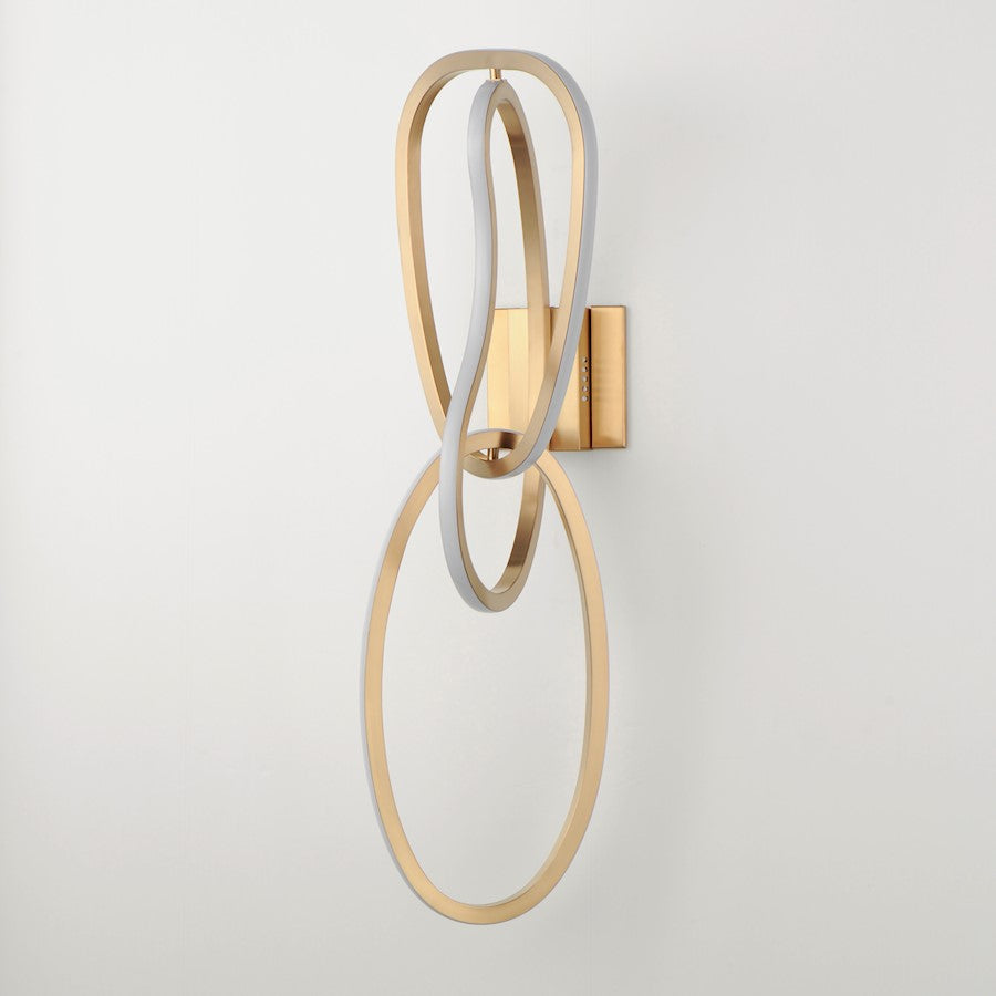 ET2 Lighting Unity 3 Light LED Wall Sconce, Champagne