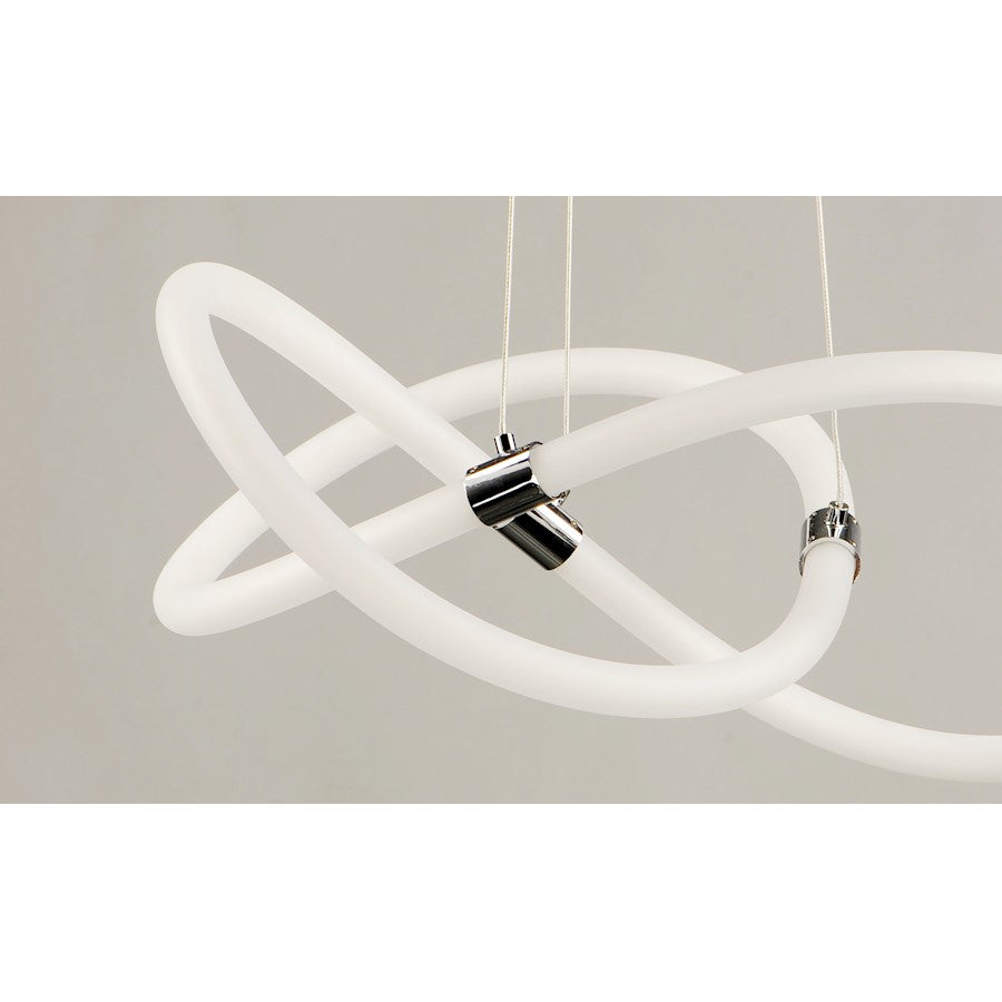 ET2 Lighting Tracer LED Pendant in Polished Chrome