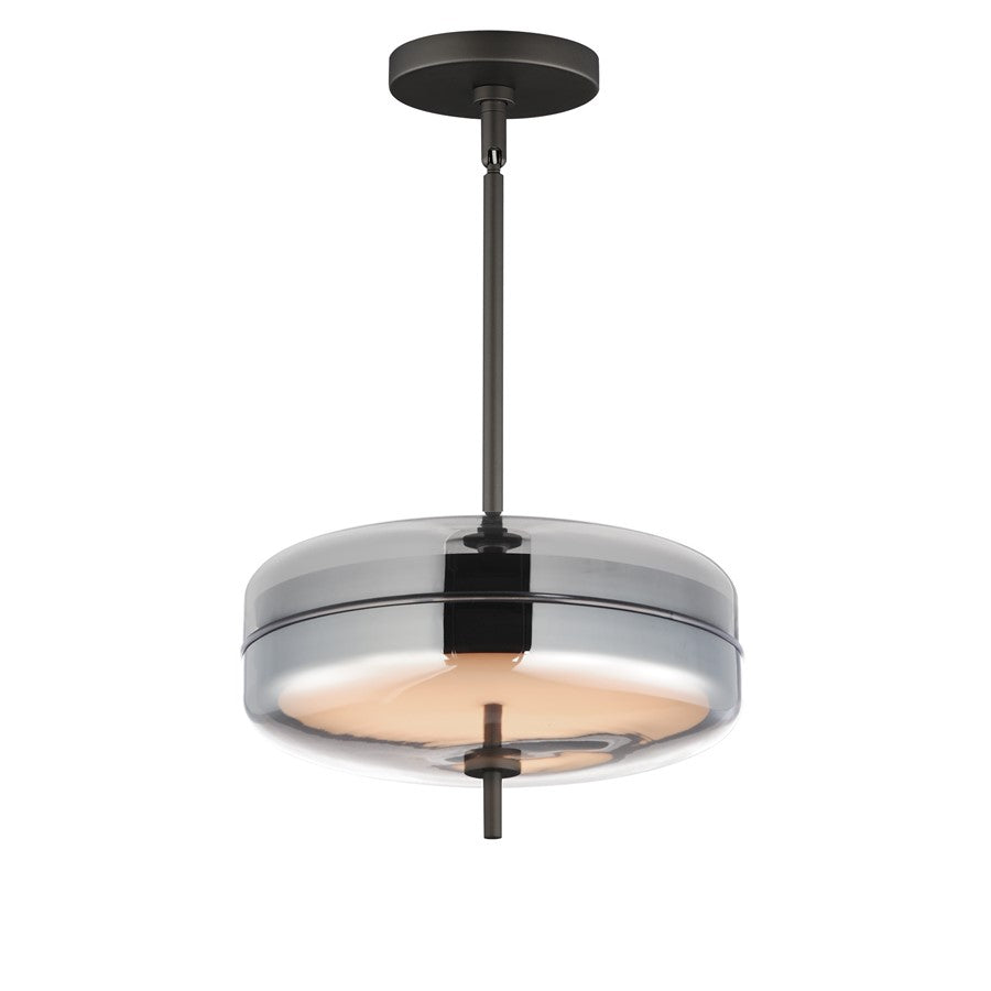 ET2 Lighting Voto 2-Light LED Pendant, Gunmetal/Smoke - E24662-138GM