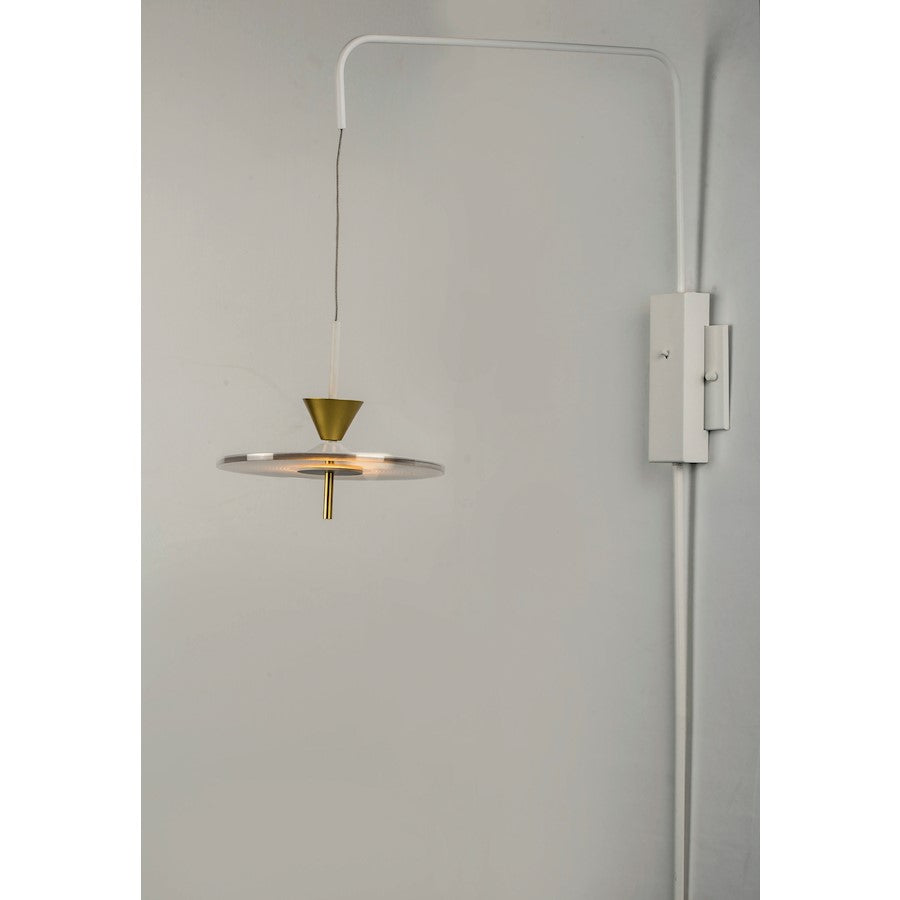 1 Light Pin-Up Wall Sconce