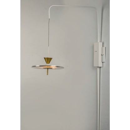 1 Light Pin-Up Wall Sconce