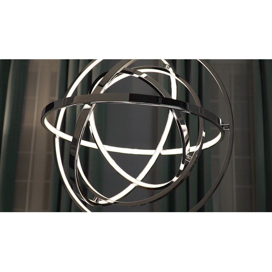 ET2 Lighting Gyro II Single Pendant in Polished Chrome
