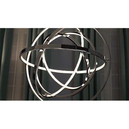 ET2 Lighting Gyro II Single Pendant in Polished Chrome