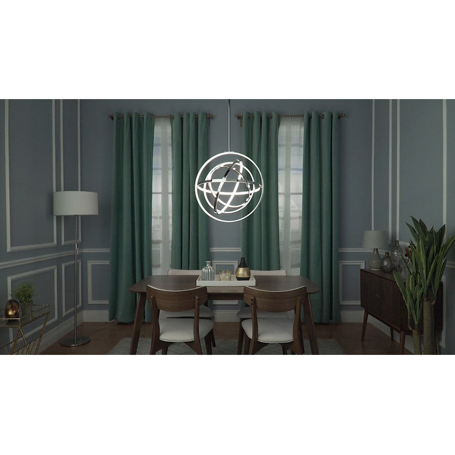 ET2 Lighting Gyro II Single Pendant in Polished Chrome
