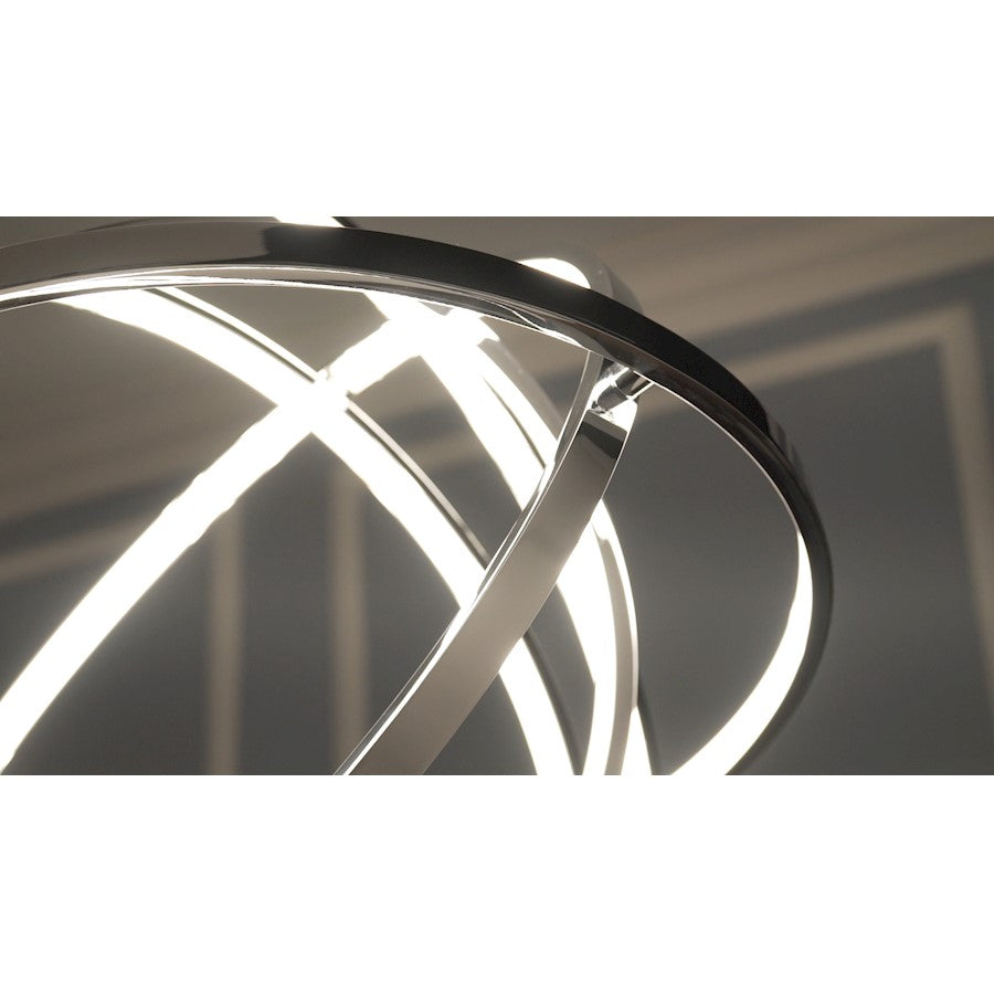 ET2 Lighting Gyro II Single Pendant in Polished Chrome