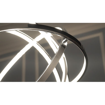 ET2 Lighting Gyro II Single Pendant in Polished Chrome