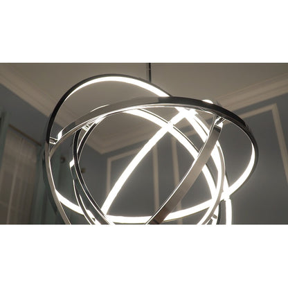 ET2 Lighting Gyro II Single Pendant in Polished Chrome