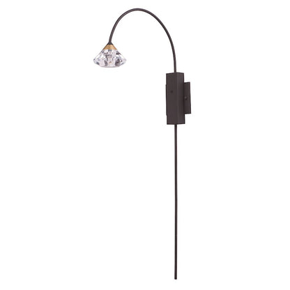ET2 Lighting Hope-Wall Sconce, Black/Gold