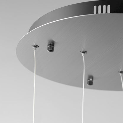 3 Light Pendant, Gunmetal/Acrylic