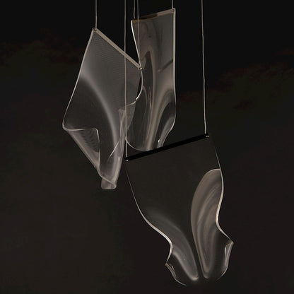 3 Light LED Pendant, Chrome