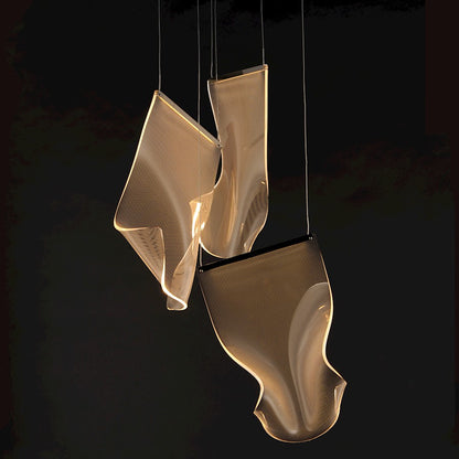 3 Light LED Pendant, Chrome