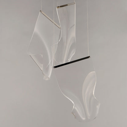 3 Light LED Pendant, Chrome