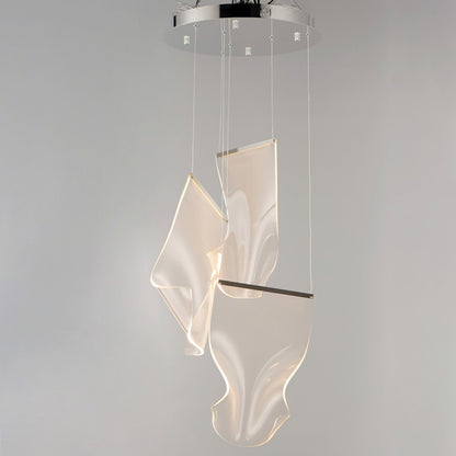3 Light LED Pendant, Chrome