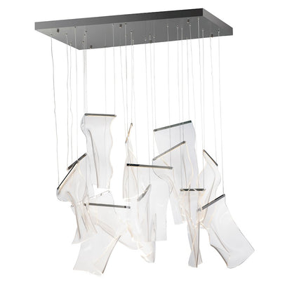 13 Light Pendant, Gunmetal/Acrylic