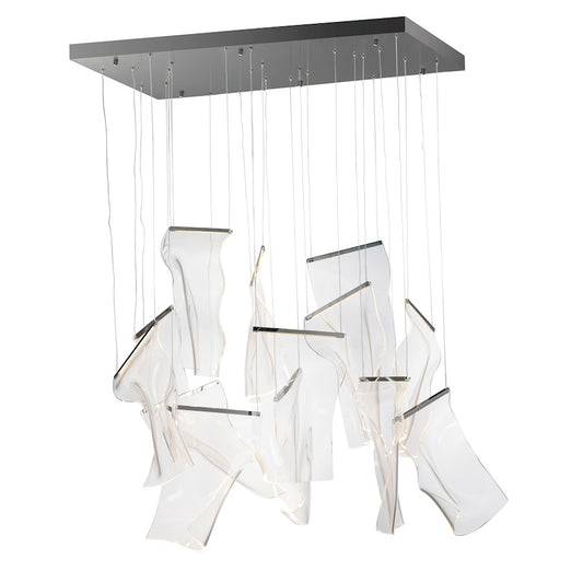13 Light Pendant, Gunmetal/Acrylic